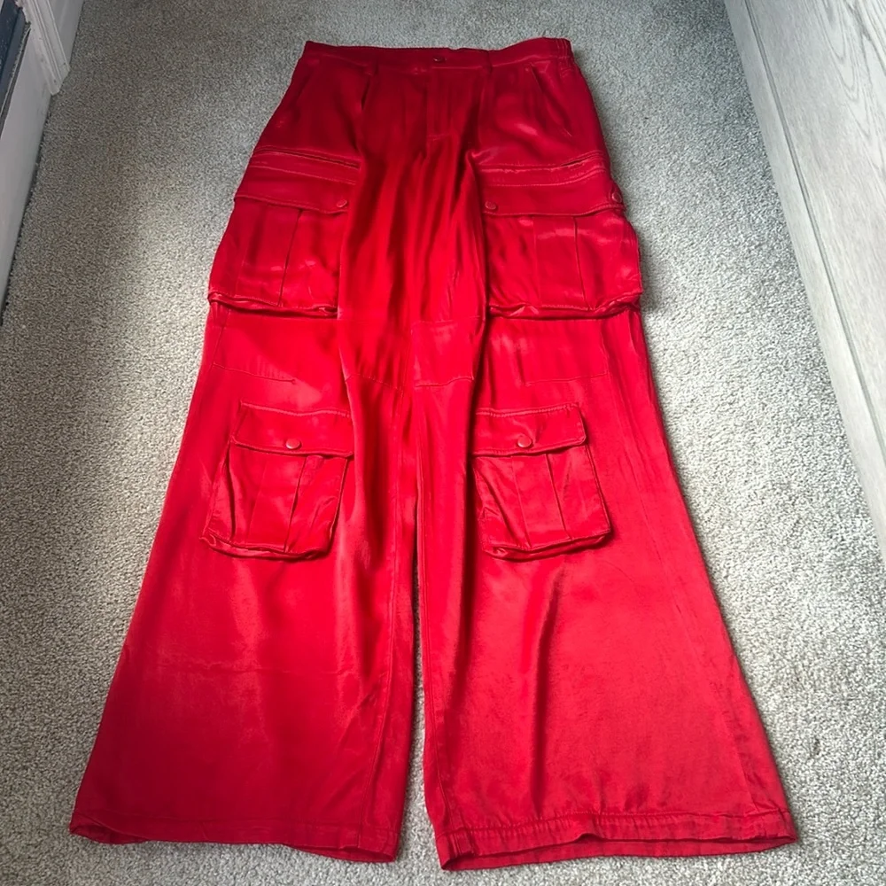 Alice and Olivia Joette low rise cargo pants - Picture 4 of 16